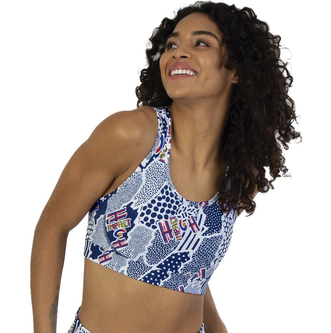 Top corto support bra deportivo Blast High Impact