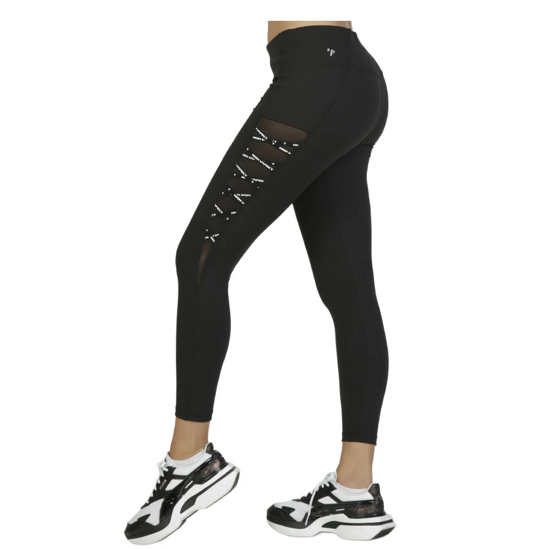 Leggings negros con tecnología UP Lift y pretina alta BÁSICOS