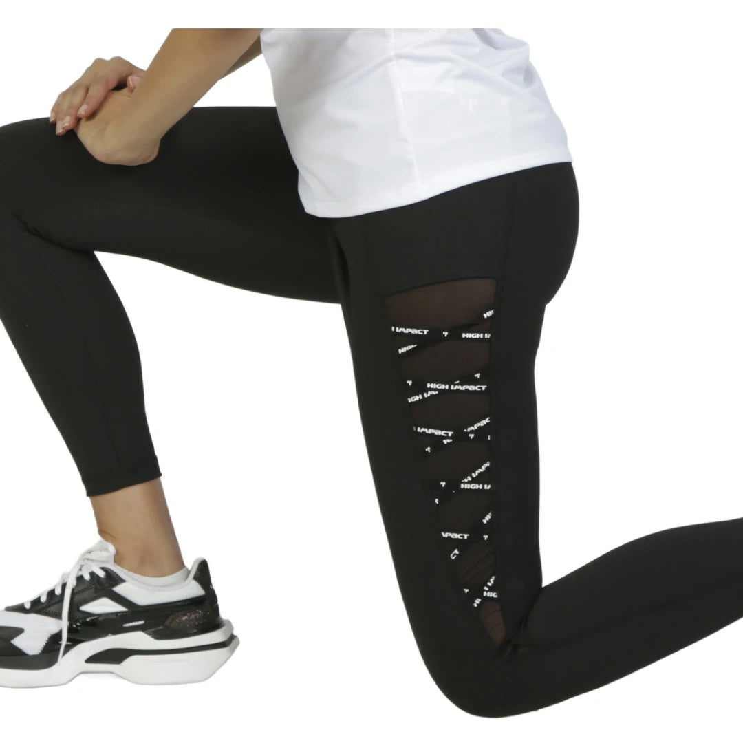 Leggings negros con tecnología UP Lift y pretina alta BÁSICOS