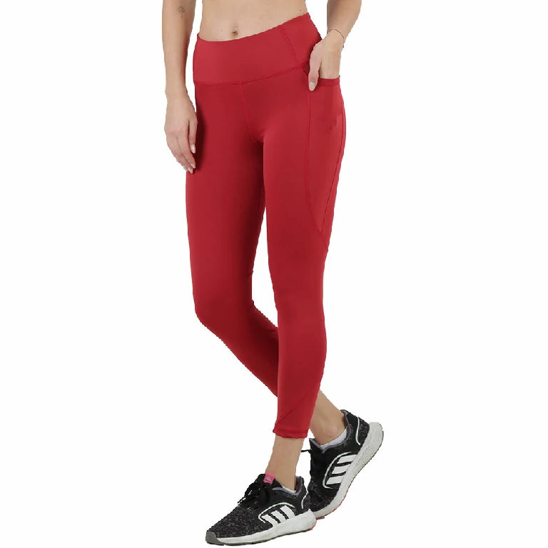 Capri rojo con bolsa al costado