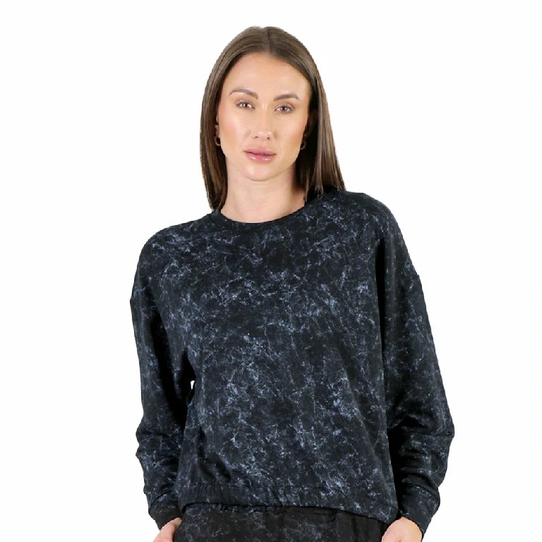 Sudadera estampado humo
