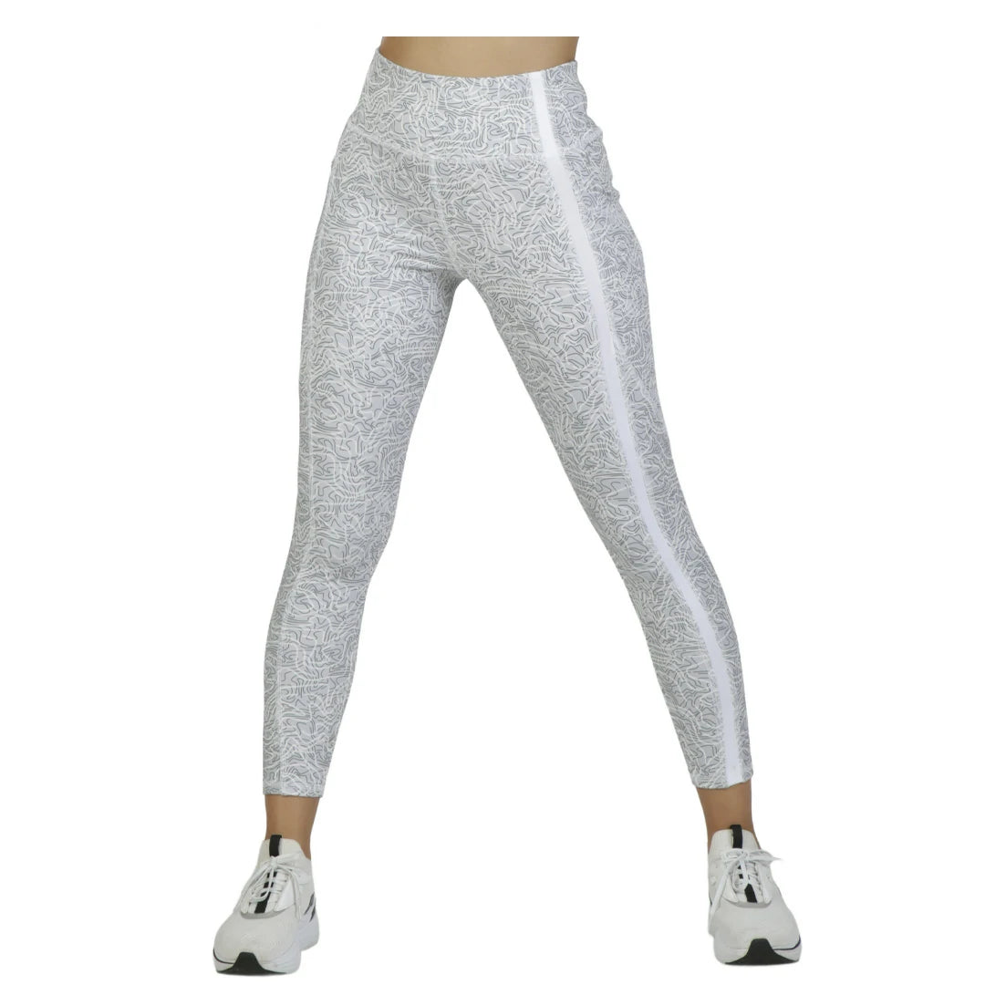 Leggings azul con detalles fruncidos SWIFT