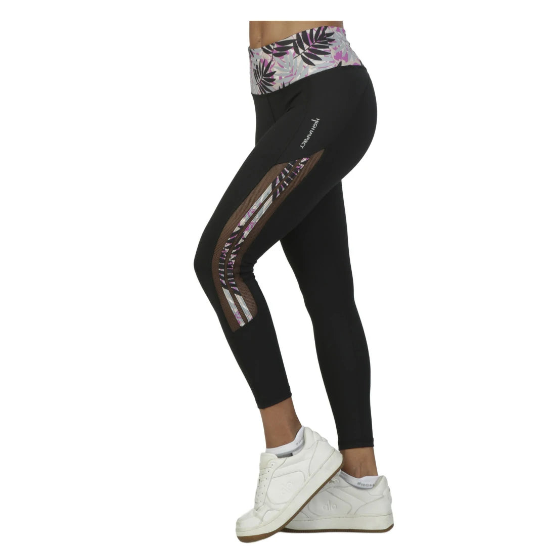 Capri negro con pretina ancha y efecto Up Lift WILD