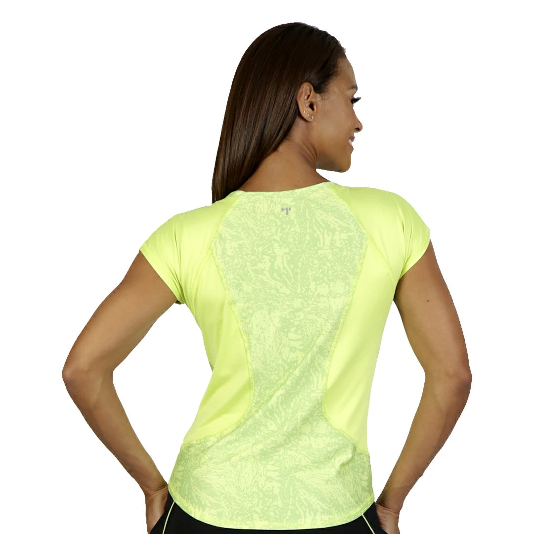 Camiseta malla costados GREEN GLOW