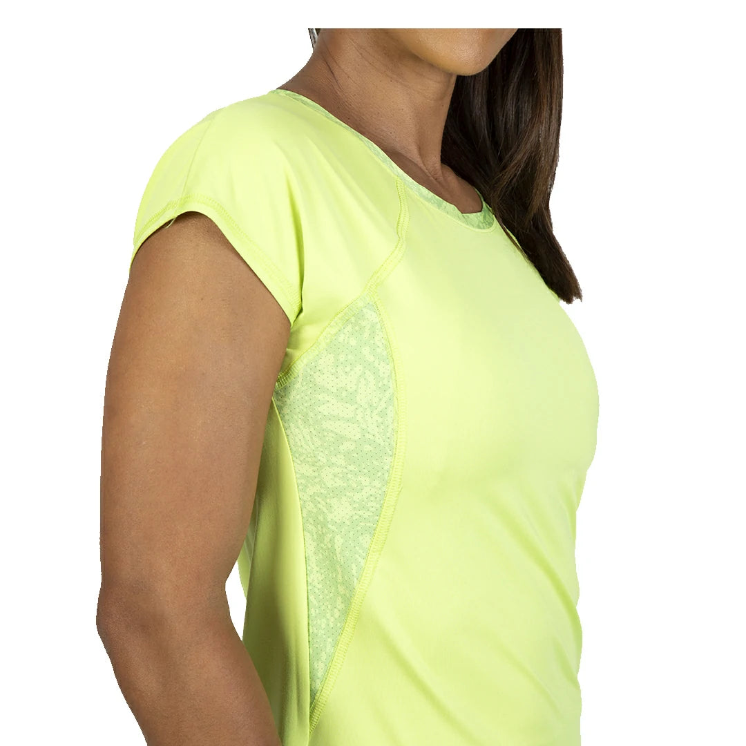 Camiseta malla costados GREEN GLOW