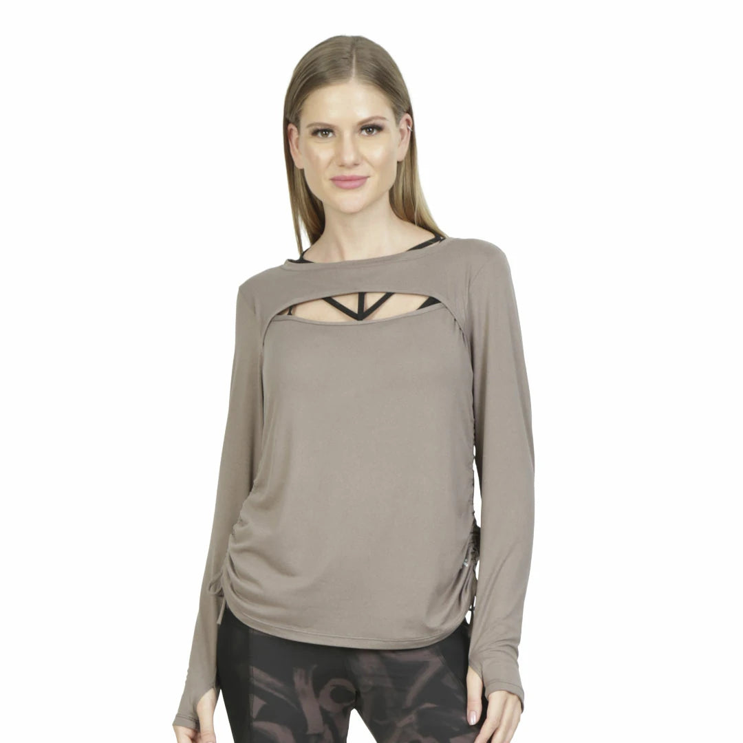 Camiseta manga larga beige INTER