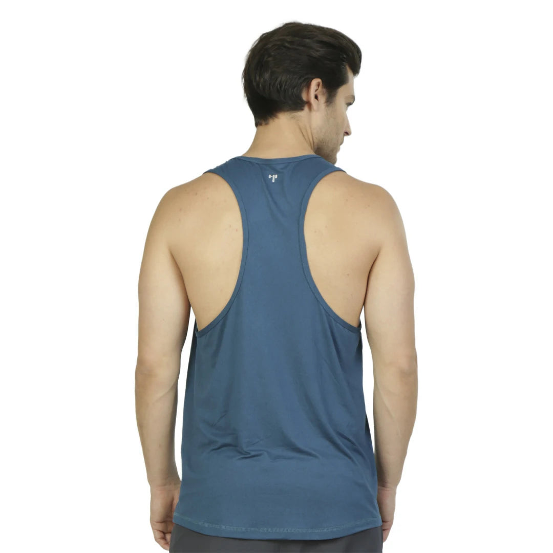 CAMISETA PETROLEO SIN MANGAS PARA CABALLERO CORTE ENTALLADO - HIGH IMPACT