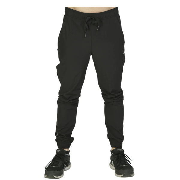 Pants slim negro con bolsillos y jareta Neutral Ground High Impact