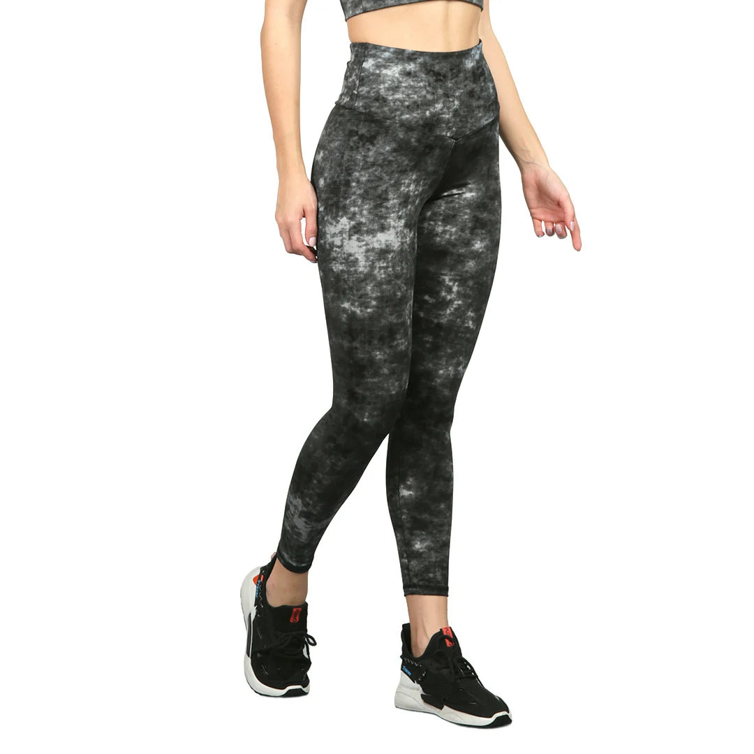 Leggings estampado gris y negro Básicos