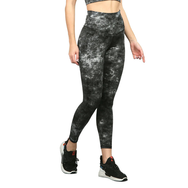 Leggings estampado gris y negro Básicos