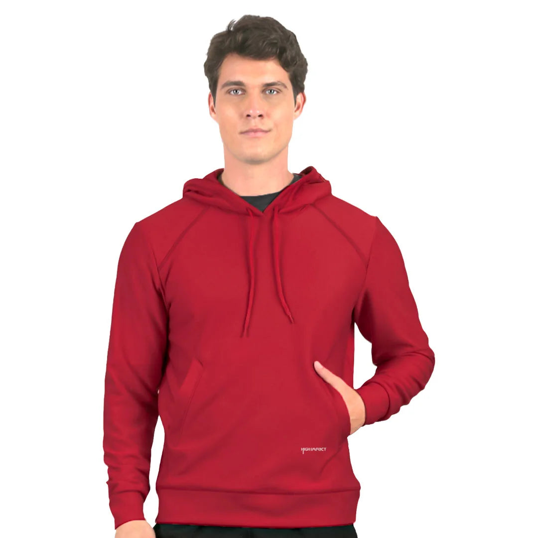 Sudadera roja con capucha Neutral Ground High Impact