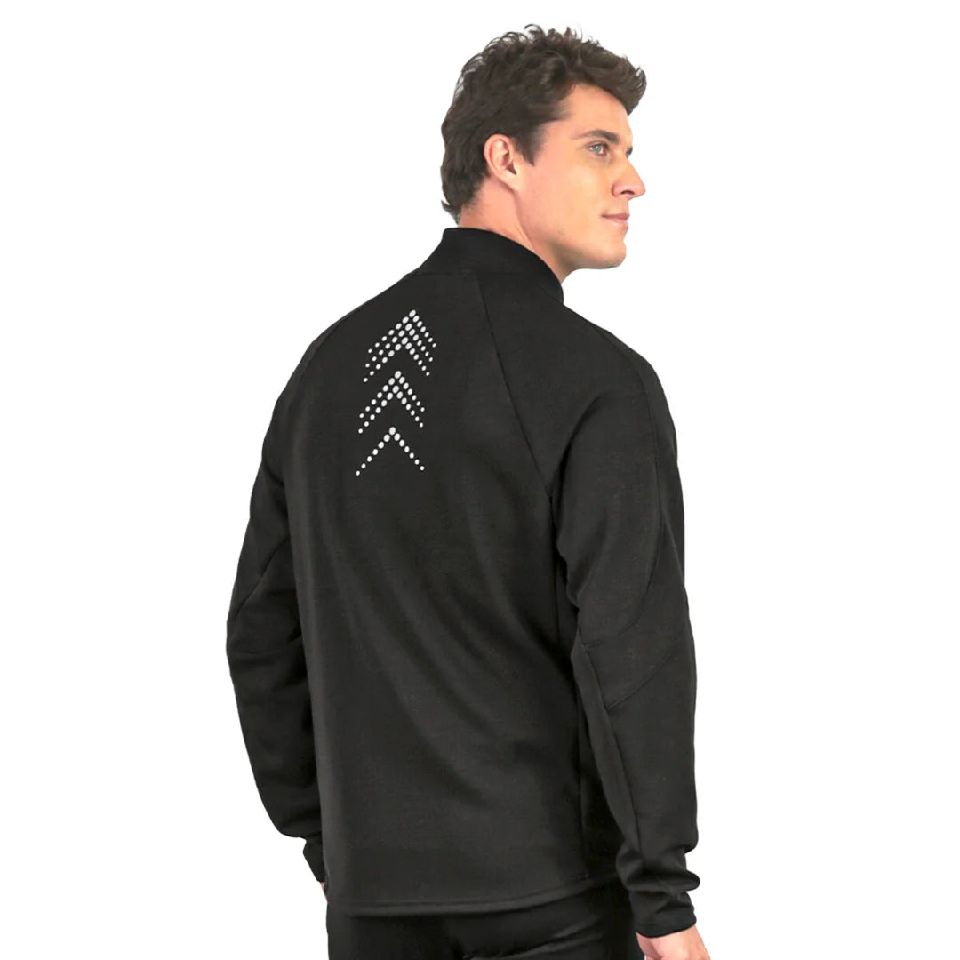 Chamarra caballero negra con flechas en la espalda Neutral Ground High Impact