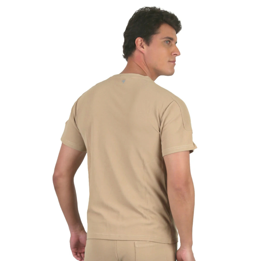 Set bermuda y camiseta neutral ground CAMEL