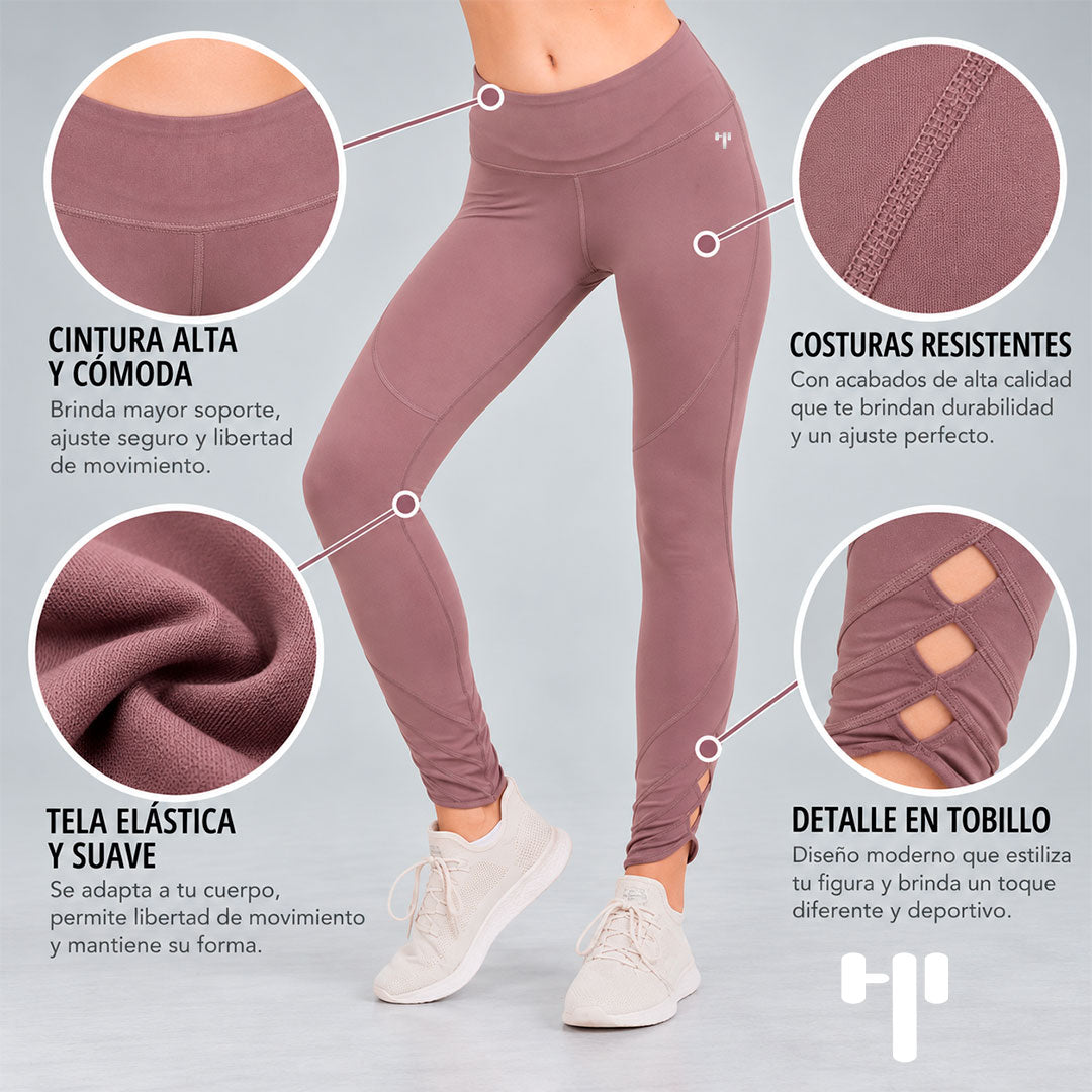 Capri Blush morado con detalles circulares