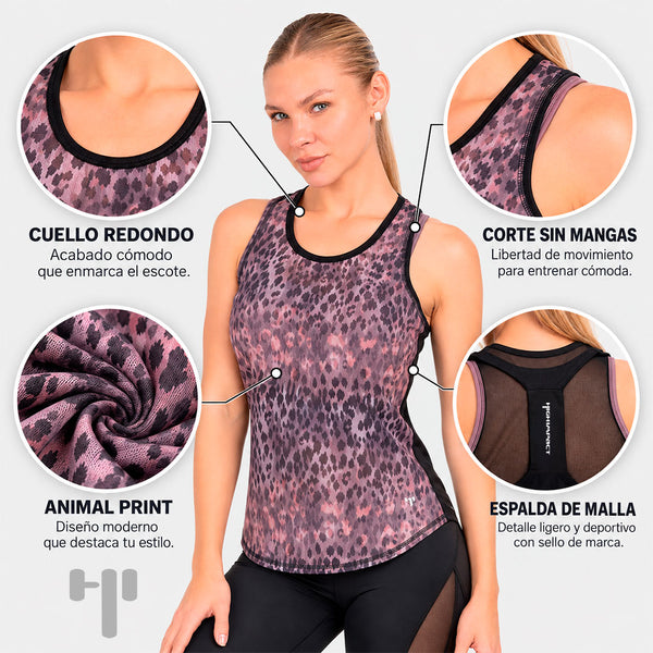 Camiseta Feli sin mangas cde mesh - foto 1