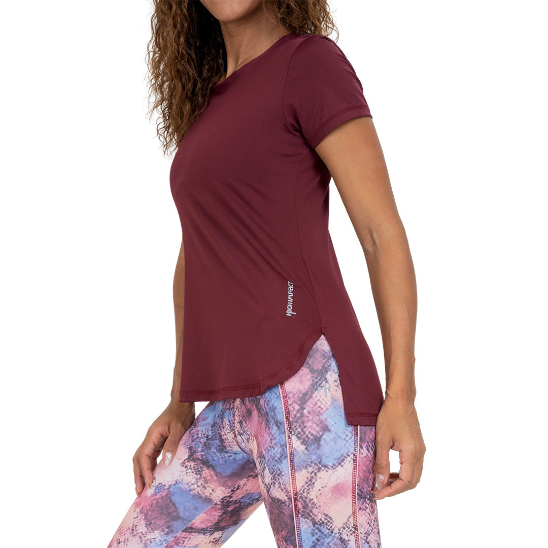 Camiseta BOA color vino