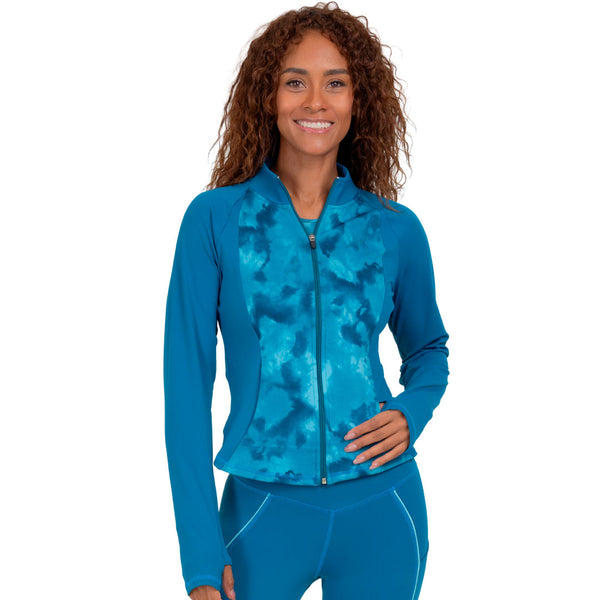Chamarra Storm azul y estampado Storm - foto 1