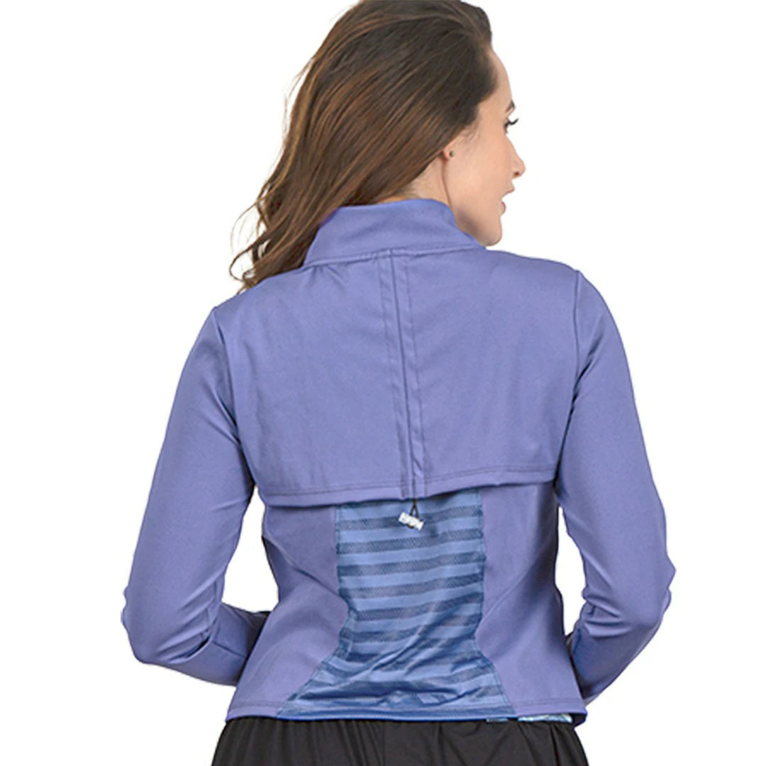 Chamarra deportiva azul con detalle trasero Dynamic