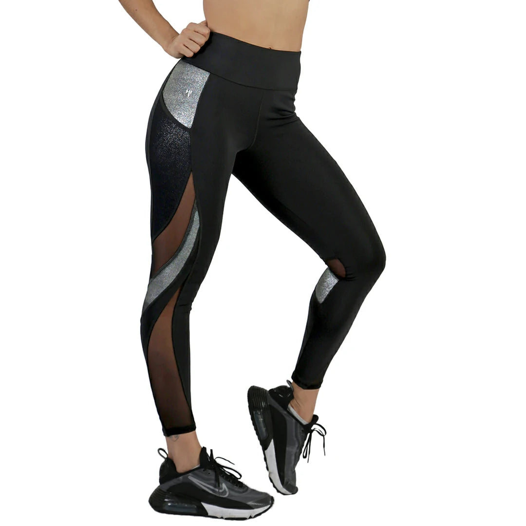 Leggings deportivo bolsas laterales Glanz High Impact