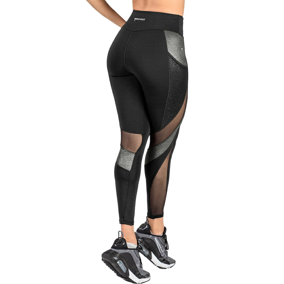 Leggings deportivo bolsas laterales Glanz High Impact