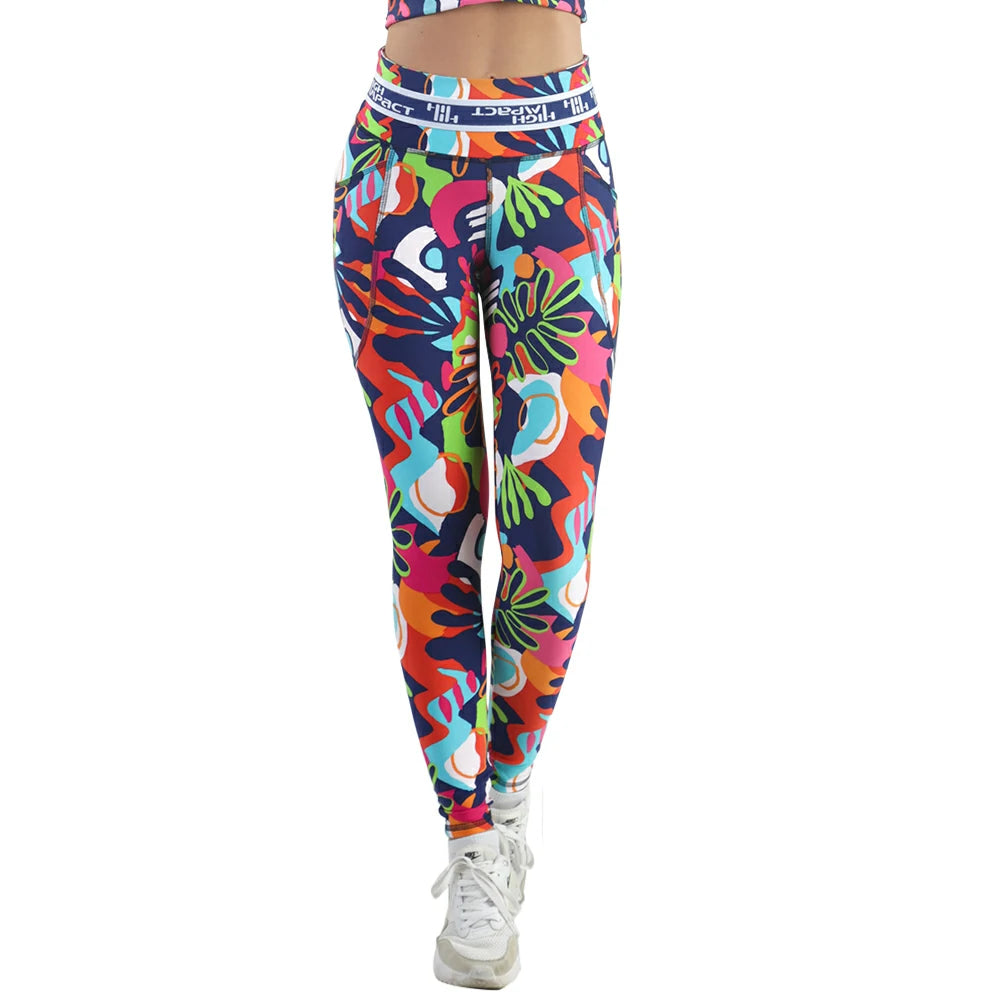 Leggings estampado deportivo Ilhabela High Impact