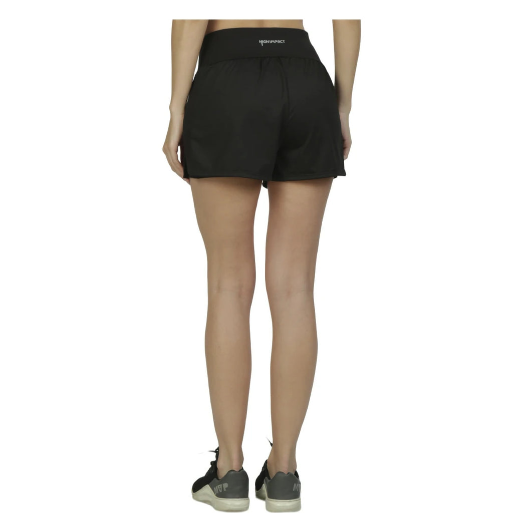 Short doble negro BÁSICOS