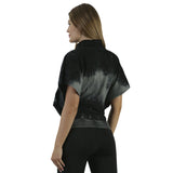 CAPA PARA DAMA MANGA CORTA OVERSIZED CUELLO ALTO ESTAMPADO TIE DYE DUSK - HIGH IMPACT