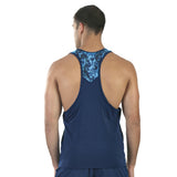 CAMISETA SIN MANGAS PARA CABALLERO CORTE ENTALLADO ESTAMPADO REEF- HIGH IMPACT