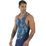 CAMISETA SIN MANGAS PARA CABALLERO CORTE ENTALLADO ESTAMPADO REEF- HIGH IMPACT