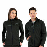 CHAMARRA DEPORTIVA UNISEX DE CORTE RECTO Y CUELLO ALTO CON APLICACION REFLEJANTE