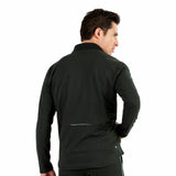 CHAMARRA DEPORTIVA UNISEX DE CORTE RECTO Y CUELLO ALTO CON APLICACION REFLEJANTE