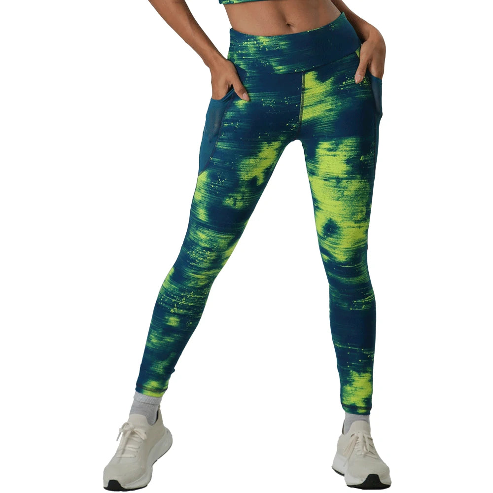 Leggings deportivo estampado Zelen High Impact