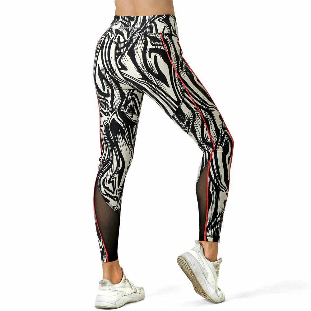 Leggings deportivos estampados Flux High Impact