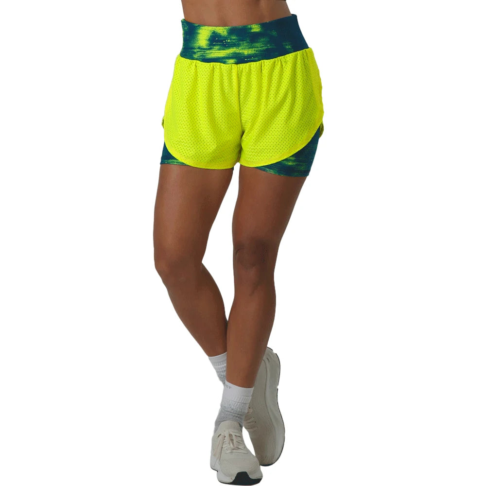 Short deportivo doble Zelen High Impact