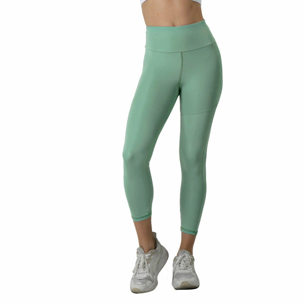 CAPRI DEPORTIVO VERDE MENTA PARA DAMA CON CINTURA ALTA PARA CONTROL DE ABDOMEN TWIST - HIGH IMPACT