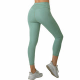 CAPRI DEPORTIVO VERDE MENTA PARA DAMA CON CINTURA ALTA PARA CONTROL DE ABDOMEN TWIST - HIGH IMPACT