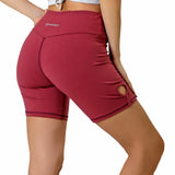 SHORT DEPORTIVO ROSA PARA DAMA AJUSTADO CORTE ALTO CONTROL DE ABDOMEN  SET - HIGH IMPACT