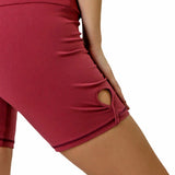 SHORT DEPORTIVO ROSA PARA DAMA AJUSTADO CORTE ALTO CONTROL DE ABDOMEN  SET - HIGH IMPACT