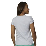 Camiseta gris jaspeada con textil ecológico BÁSICOS