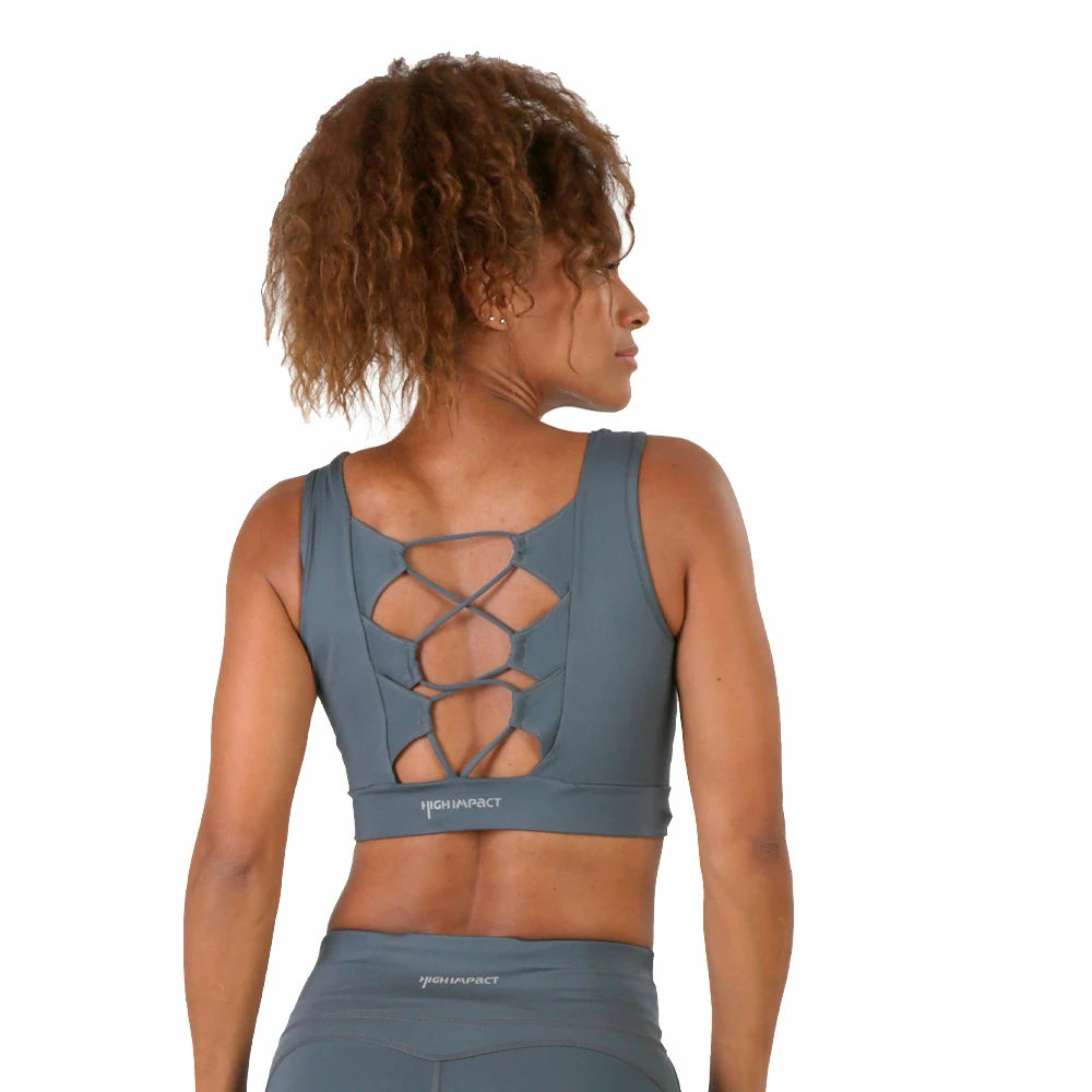 Top corto support bra deportivo Aveiro High Impact