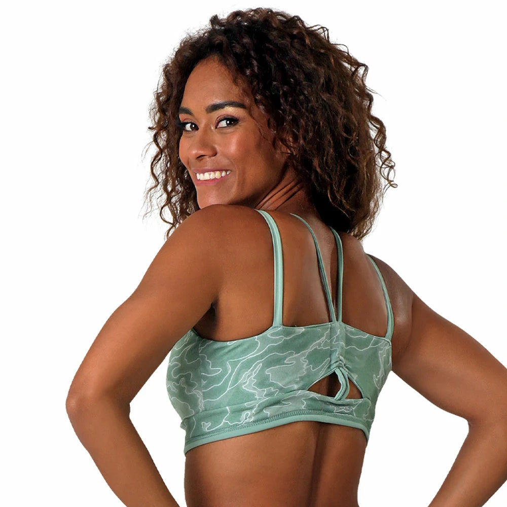 Top corto support bra reversible deportivo Flex High Impact