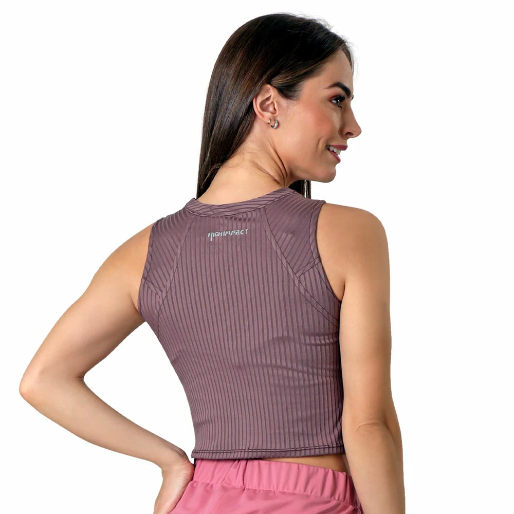 Crop top deportivo relax Unwind High Impact