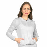 Sudadera Blanca Básicos con capucha