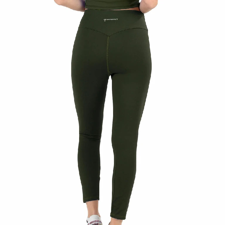 Leggings verde con argollas especiales