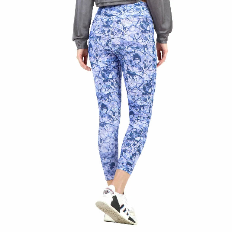 leggings deportivo navidad copos azul high impact