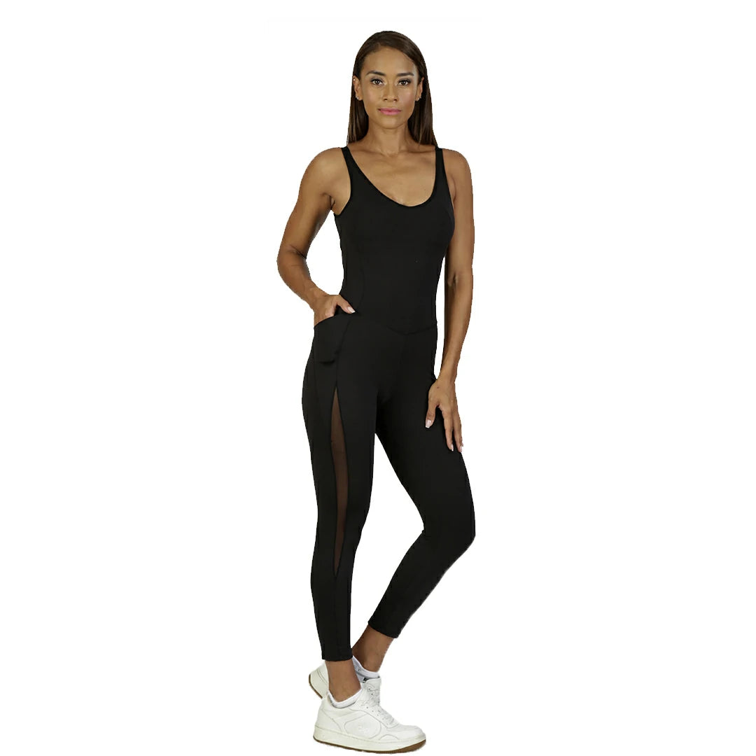 Unitardo con mesh ENIGMATIC