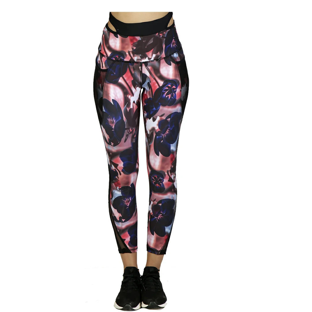 Capri floral con panel negro HANA