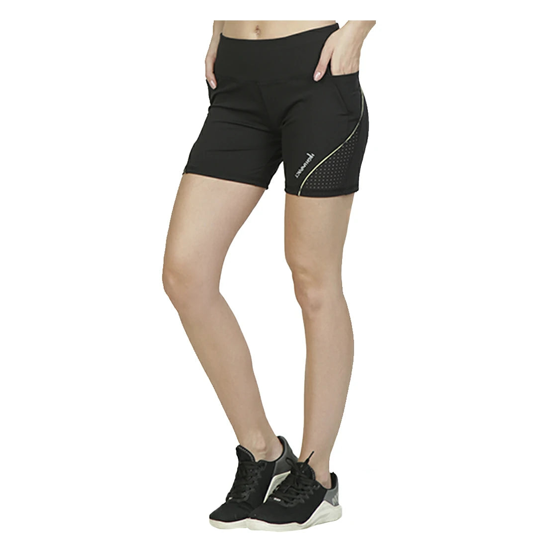 Short reflejante cintura alta GREEN GLOW