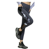 NICKER DEPORTIVO GRIS CON TRASNPARENCIA PARA DAMA CON PRETINA PARA SOPORTE ABDOMINAL  ENIGMATIC - HIGH IMPACT