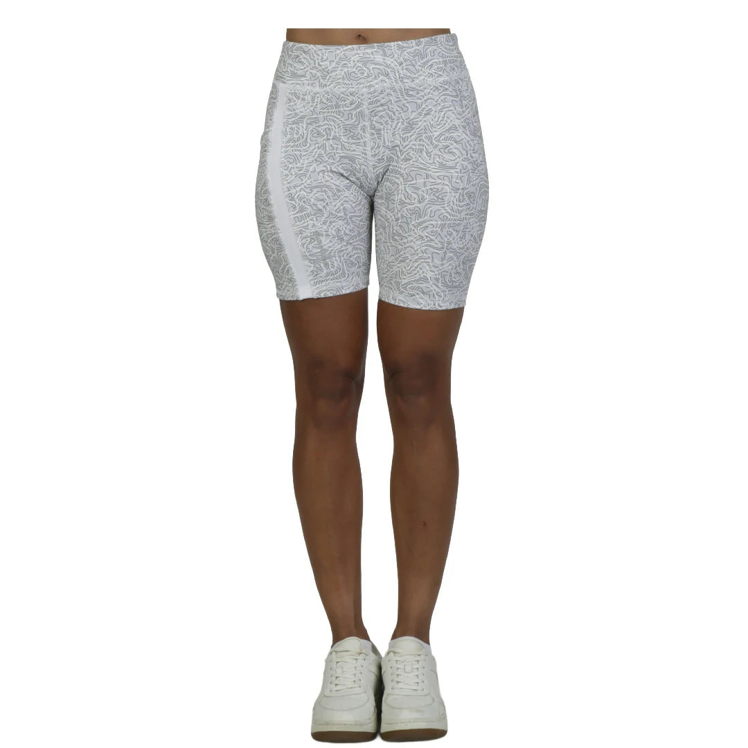 Bermuda estampada clara con bolsa lateral SWIFT